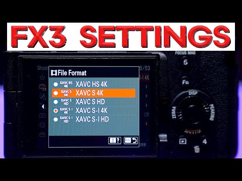 BEST FX3 VIDEO Settings – Sony FX3 Complete Setup Guide for CINEMATIC Video