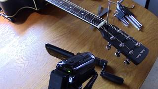 Video thumbnail for Adjusting Harley Benton Custom Line N-150CE BK by Kim's Workshop