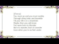 John Hiatt - You Must Go Lyrics