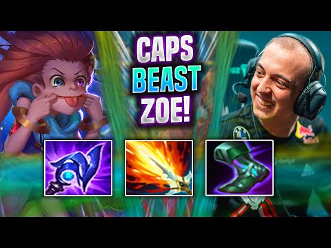 CAPS IS A BEAST WITH ZOE! - G2 Caps Plays Zoe Mid vs Soraka! | Season 2022
