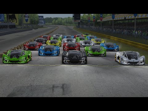 Koenigsegg Jesko vs Lamborghini Terzo Millennio Electric Hypercars at Monza Full Course