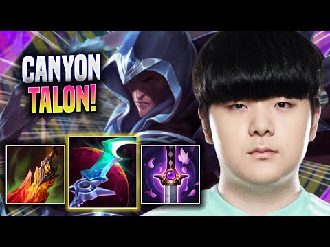 CANYON IS A GOD WITH TALON! - DK Canyon Plays Talon JUNGLE vs Wukong! | Season 2022