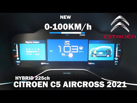Thumbnail for 0-100 km/h Citroën C5 Aircross hybride 225ch 2021 by Citroën C5 Aircross