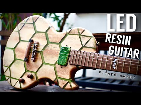 I Built a Touch Activated LED Guitar