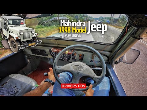 Mahindra Jeep - POV Test Drive | 1998 Mahindra jeep pov drive | jeep Di | Old Mahindra jeep Pov |