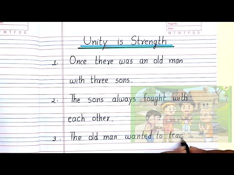 Unity is Strength Story | Bundle of Sticks Story in English | The farmer and his three sons story