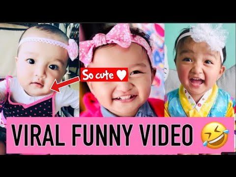 Cute Nepali Funny baby girl Tiktok and Instagram viral video - Shailyn Shrestha