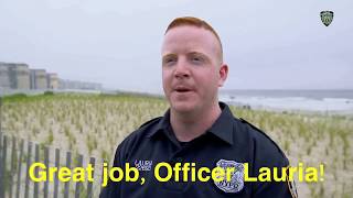 Officers Saves Drowning Woman