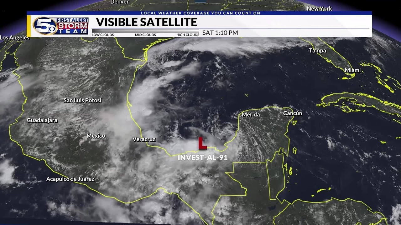 High Chance of Tropical Development in the Gulf of Mexico