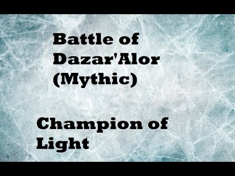 Wow - Solo Monk - Battle of Dazar'Alor (Mythic mode) - Champion of the Light - 10.0.7
