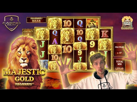 MAJESTIC GOLD MEGAWAYS 🦁 MAX SPINS & MAX MULTI (Insane win!!)