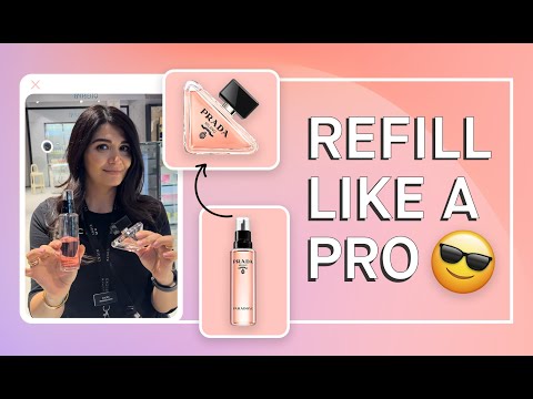 Så lätt fyller du på din parfym!