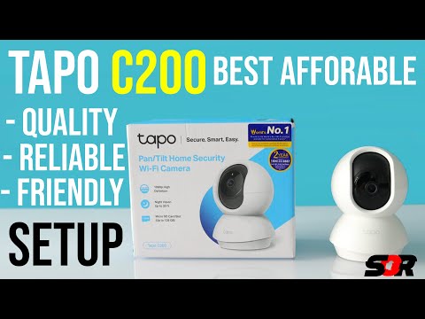 TP-LINK Pan/Tilt namų apsaugos WiFi kamera su dienos/nakties vaizdu, 1080p FHD, Micro SD kortelių talpa iki 128 GB, H.264 vaizdo įrašas, 360/114 žiūrėjimo kampas. video