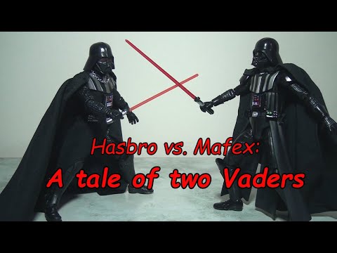 A Tale of Two Vaders:  Hasbro vs  Mafex!