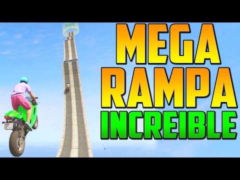 LA MEGA RAMPA MAS EMPINADA!! - Gameplay GTA 5 Online Funny Moments