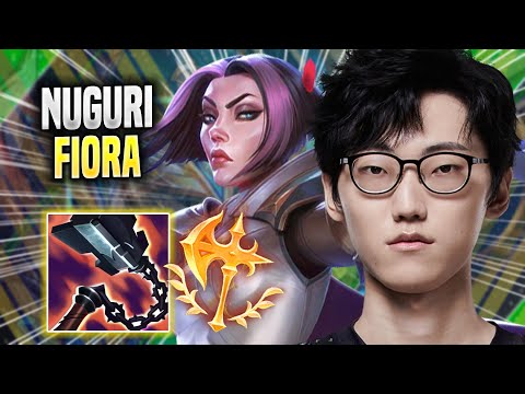 NUGURI IS READY FOR FIORA! - Nuguri Plays Fiora TOP vs Lee Sin! | Season 2022