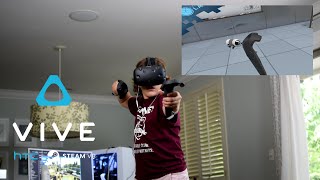 People Try Virtual Reality for the First Time! (HTC Vive)