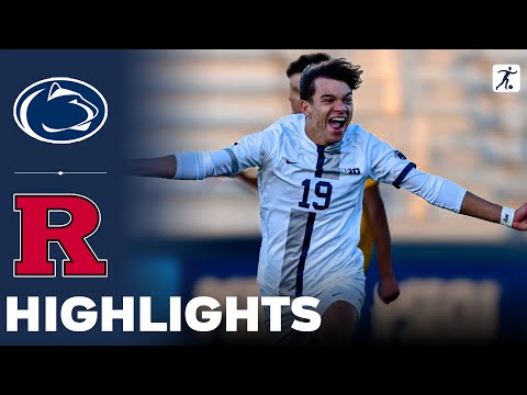 Penn State vs Rutgers | NCAA College Soccer | Highlights - November 03, 2023