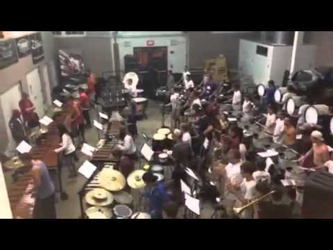 UMass Drumline 2014: Earth, Wind & Fire Medley - Band Camp