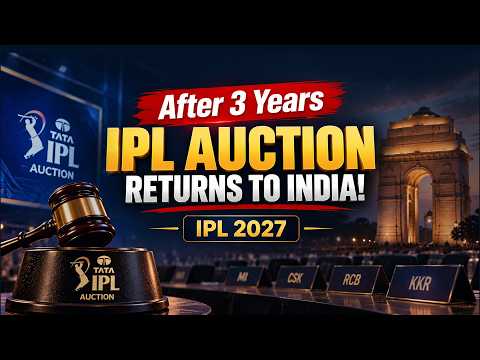 IPL 2027 Auction: Big Changes Coming! 🇮🇳 Auction Returns to India | WPL 2027 & Impact Player Update
