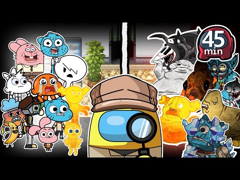 The Wonderfully Weird World of Gumball - Mystery stories  PART A+B+C  I Among Us Animation