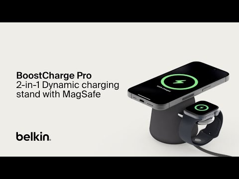 Беспроводное зарядное устройство Belkin MagSafe 2in1 Sand Mass (WIZ020VFH37)