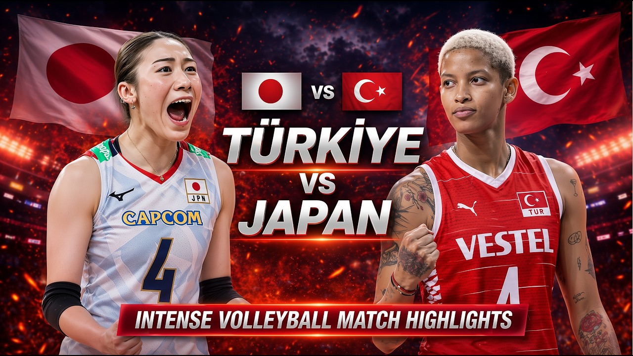 Turkiye vs Japan Epic Volleyball Battle Highlights