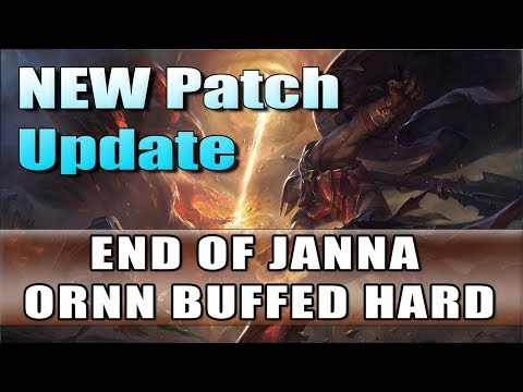 LOL NEW Patch 7.20 Brand, Graves, Ornn, Tahm Kench & Janna 7.19 notes update - League of Legends S7