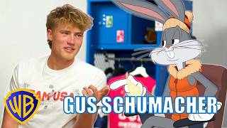 Gus Schumacher 🇺🇸⛷️ Looney Tunes Presents: Sports Talk with Bugs Bunny |  @wbkids