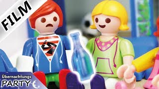 Playmobil Film Deutsch - FLASCHENDREHEN BEI ÜBERNACHTUNGSPARTY! PEINLICHE AUFGABEN - Familie Vogel