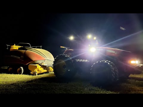 Baling Hay - Two Nights, One BIG Breakdown - 2nd cutting #1