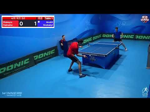 08:00 Maksym Deineha 0-3 Andrii Hrabskyi West 1 WIN CUP 12.10.2022 | TABLE TENNIS WINCUP