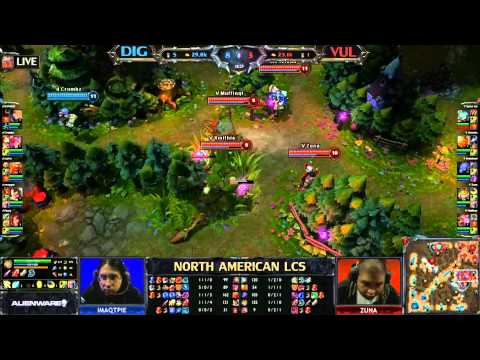 League of Legends LCS NA 2013 Week 4 DIG vs VUL