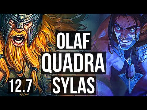 OLAF vs SYLAS (TOP) | Quadra, 7 solo kills, 600+ games | KR Diamond | 12.7