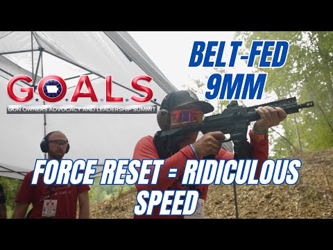 9mm Belt-Fed?! Freedom Ordnance’s Force Reset Fun | GOALS 2025