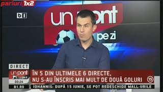 PONTURILE LUI BOGDAN SOCOL: Două selecții, cote de 1.71 și 1.74!