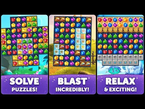 Jewel & Gems Mania Match3 Game (Gameplay Android)