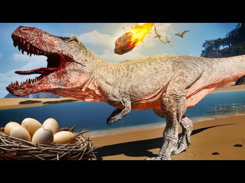 The Life of a Cannibalistic Albino T-Rex! From Hatchling to Adult! - The Isle Evrima