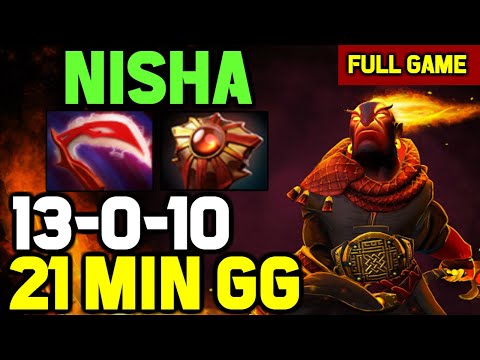 Nisha Ember Spirit MINUS ARMOR BUILD Ownage - Team Secret vs Family Team