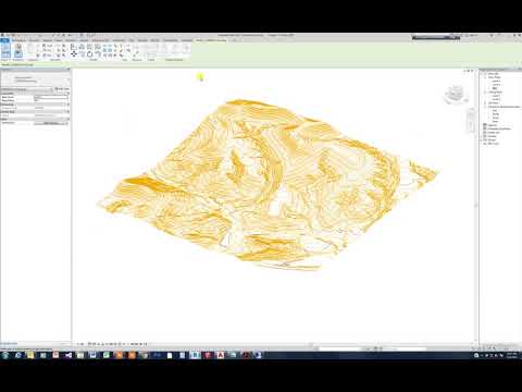 Revit2018 Creating Toposurface imported from AutoCAD file