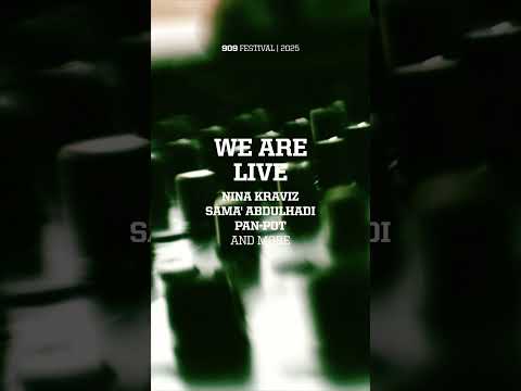 WE'RE LIVE AT 909.nl/live | Sets by Nina Kraviz, Sama’ Abdulhadi amd more!
