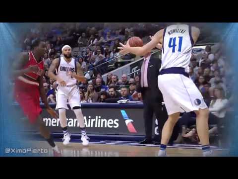 Dirk Nowitzki 8 points in 60 seconds vs Blazers (OT, 20-03-2016)