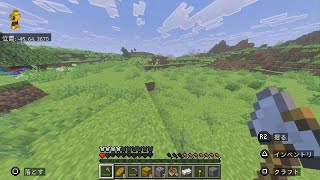 マイクラ　ハート1縛り　カミナリ1発目KO