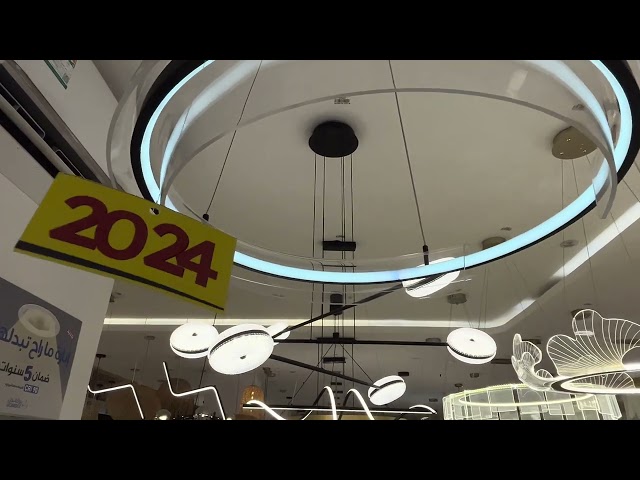 إضاءة ثريا علاقي دائرية ذكية