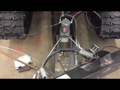 Kawasaki brute force snow plow atv winch power angle