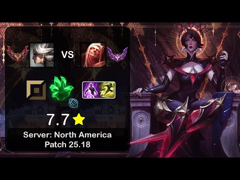 Camille Top vs Vladimir - NA GrandMaster - Patch 25.18