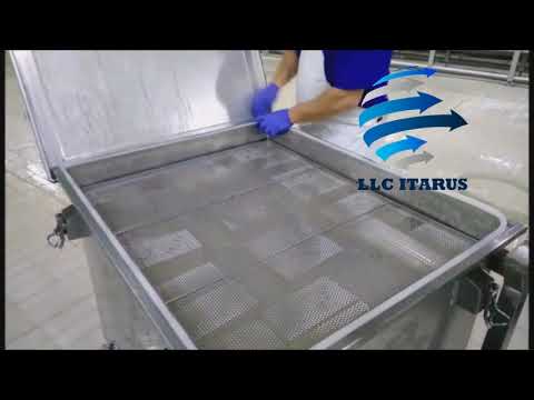 Подготовка к созреванию сыра Фета в рассоле