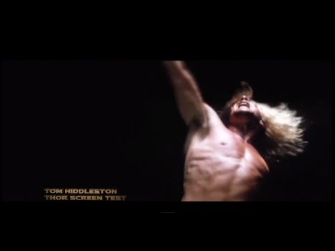 Thumbnail of the video: Tom Hiddleston auditions for Thor