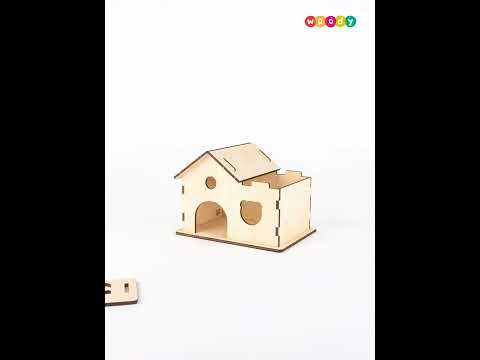 Миниатюра изображения товара Домик для клетки Woody Тип 3 / 06084