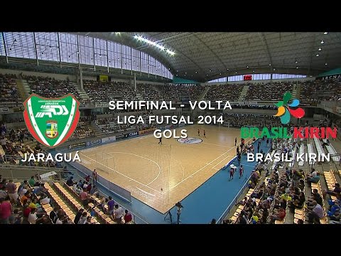 Gols - Jaraguá 3 (0) x (2) 0 Brasil Kirin - Liga Futsal - 24/11/2014